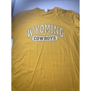 University Of Wyoming Cowboys T-shirt Large Made In USA